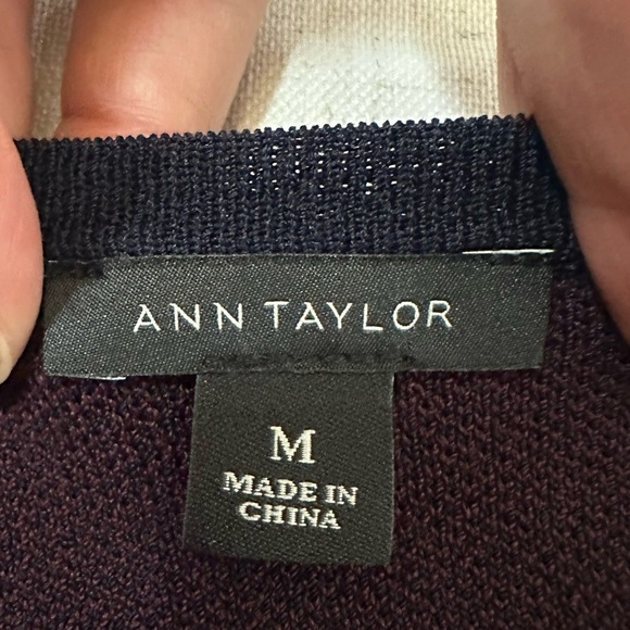 Ann Taylor Blue Midi Dress Elegant Design 🍾 - Picture 2 of 11